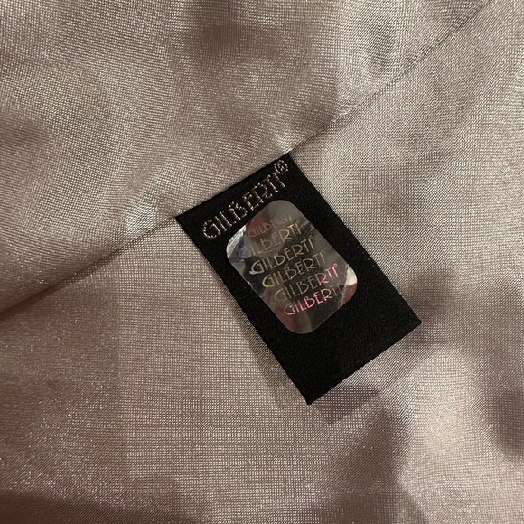 Gilberti Fur company Real Lamb Shaggy Wool Pink Gray and White Vest - Picture 8 of 8